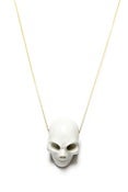 Image of DANTE NECKLACE - WHITE (GOLD/SILVER)