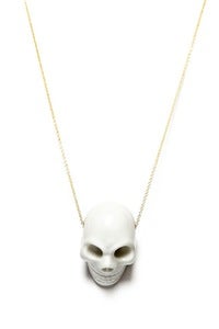 Image of DANTE NECKLACE - WHITE (GOLD/SILVER)