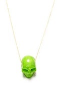 Image of DANTE NECKLACE - LIME (GOLD/SILVER)