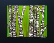 Image of 16x20 Matted Print- Among the Birch