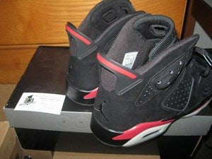 Image of Air Jordan VI (6) Retro "Varsity Red" *SOLD OUT*