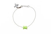 Image of HUGO RAT BRACELET - LIME (SILVER/GOLD)