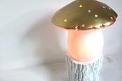 Image of Grande lampe champignon Or ✭