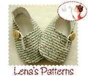 Image of Baby Loafer shoes sewing pattern