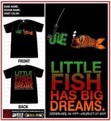 Image of "Little Fish Has Big Dreams" rip Nicholas Castle Tee