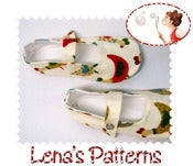 Image of Shoes sewing pattern - Children and Toddler Mary Jane Shoes PDF