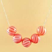 Image of Blown Glass Bubble Necklaces (Multiple Colors)