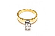 Image of DJANGO SKULL RING - GOLD