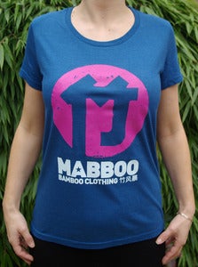 Image of Logo Stamp Blue-Womens