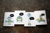 Image of Monster Greeting Cards with envelopes!