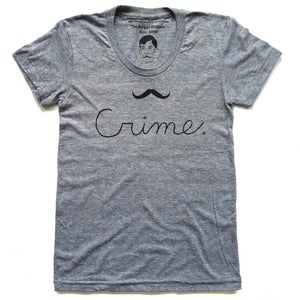 Image of Crime Moustache T-Shirt