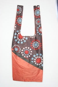 Image of Brown Flower Shoulder Bag