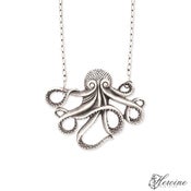 Image of Octopus Take Over Silver Necklace