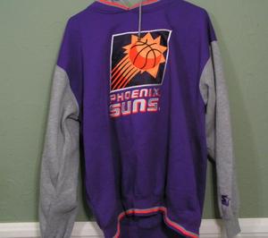 Image of DEADSTOCK VINTAGE PHOENIX SUNS LOGO STARTER HOODIE