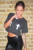 Image of Naughty vicar cropped t-shirt