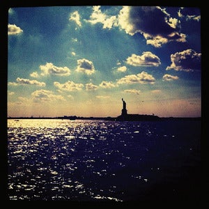 Image of view from the staten island ferry