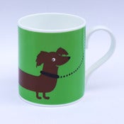 Image of Bone China Mug, Sausage Dog