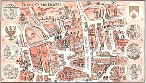 Image of The Map of Clerkenwell Old & New (Limited Edition Print)