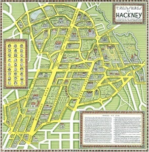 Image of The Map of the Treasures of Hackney (Limited Edition Print)