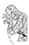 Image of THE MUMMY - BLACK/WHITE VERSION