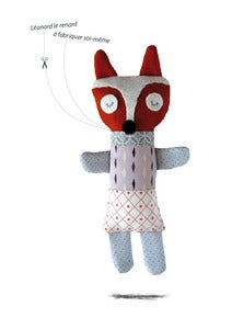 Image of Léonard le renard / kit doudou