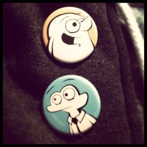Image of Pete and Roger 1.25" Button Pair