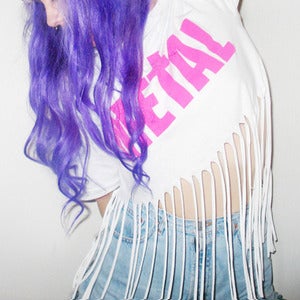 Image of Metal Fringe top