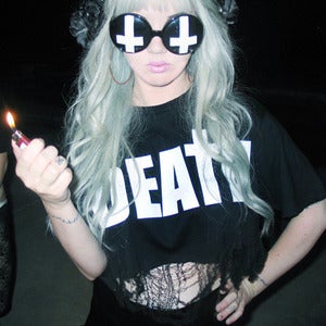Image of DEATH crop top