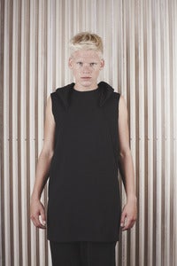 Image of DRKSHDW by RICK OWENS <br> HOODED VEST <br> was 315€