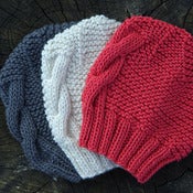 Image of Bonnet "Liza" bébé, laine mérinos & soie