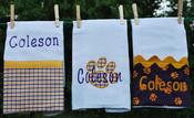 Image of Set of 3 Tiger Burp Cloths
