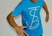 Image of TSB Neon Heather Lake Blue, 50/50