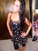 Image of Heritage Black Floral Dress
