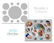 Image of 16x20 Bubbly Storyboard Template