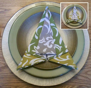 Image of Arrow-Fold Napkins, set of two