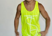 Image of TSB Neon Tennis Yellow Tank 50/50