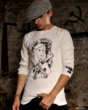 Image of MIR768 SNAKES, DRUGS & ROCKnROLL Military Thermal L/S Shirt 
