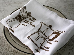 Image of coffee lover floursack tea towels 