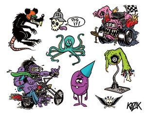Image of Frank Kozik - Giclee Print for "Quick and Painful"