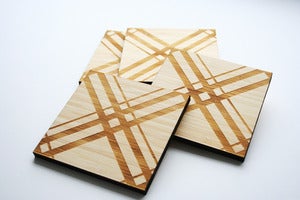 Image of Plaid Coasters