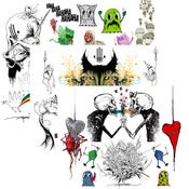 Image of Alex Pardee - Set of 3 Giclee Prints for "Quick & Painful"