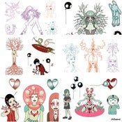 Image of Tara McPherson - Set of 6 Giclee Prints for "Quick and Painful"
