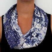 Image of Organic Cotton Knit Scarf - Lace