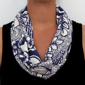 Image of Organic Cotton Knit Scarf - Deco