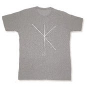 Image of YUKSEK logo <BR> Grey tee