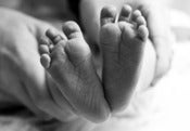 Image of Baby Greeting Card - Toes