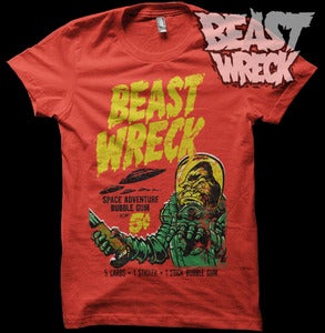Image of "BEASTWRECK ATTACKS!" Mens shirt