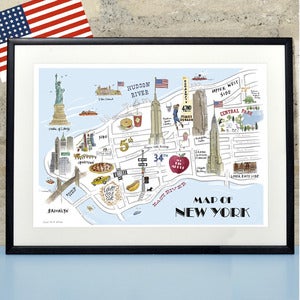 Image of Map of New York