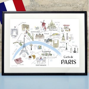 Image of Map of Paris