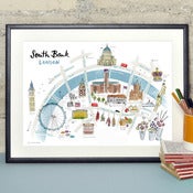 Image of Map of Southbank, London